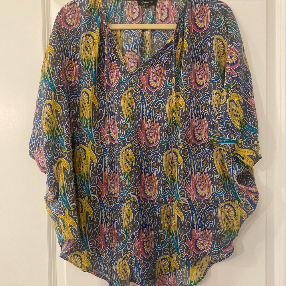 Paisley Taloni Silk Top